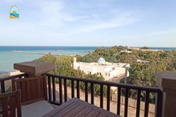Sea view one-bedroom apartment for rent with private beach in El Ahyaa - Hurghada